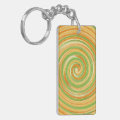 Spiraal van leuke citruskleuren sleutelhanger (Voorkant Links)