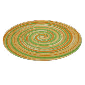Spiraal van leuke citruskleuren snijplank (Hoek)