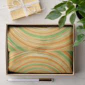 Spiraal van leuke citruskleuren tissuepapier (Geschenk)