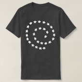 Spiraal van sterren t-shirt (Design voorkant)