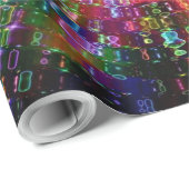 Spiraal verpakkingspapier van glas, gepantserd cadeaupapier (Rol Hoek)