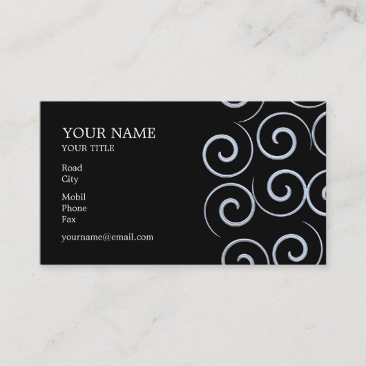 Spiraal Visitekaartje (Voorkant)