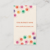 Spiraal Visitekaartje (Achterkant)