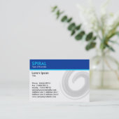 Spiraal Visitekaartje (Staand voorkant)
