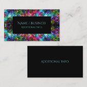 Spiraal Visitekaartje van glas (Voorkant / Achterkant)