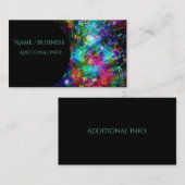 Spiraal Visitekaartje van glas 5 (Voorkant / Achterkant)