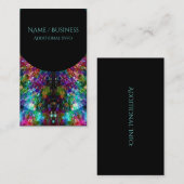 Spiraal Visitekaartje van glas, gespleten (Voorkant / Achterkant)