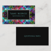 Spiraal Visitekaartje van glas, gespleten (Voorkant / Achterkant)