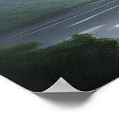 Spiraal vorm berg poster (Hoek)