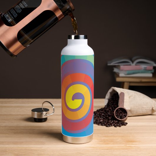 SPIRAAL WATERFLES (Koffie)
