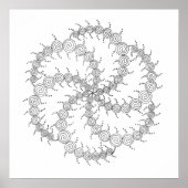 Spiraal wiel III Poster (Voorkant)