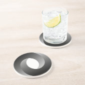 SPIRAAL WIEL ZANDSTEEN ONDERZETTER (Zijkant)