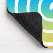 SPIRAALBLAUW EN GROEN MUISMAT (Hoek)