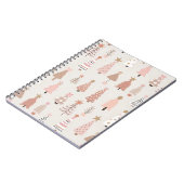 Spiraalboek Sapins Rose Notitieboek (Linkerzijde)