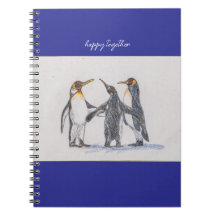 spiraalboek voor pinguïns