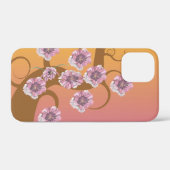 Spiraalboom met bloem 13" Notitieboek Hoesje (Achterkant (horizontaal))