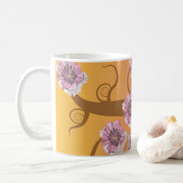 Spiraalboom Met Bloem Koffiemok