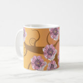 Spiraalboom Met Bloem Koffiemok (Voorkant links)