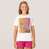 Spiraalboom met bloem T-shirt (Voorkant volledig)