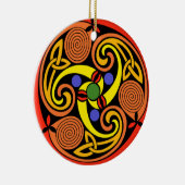 Spiraalcelvormig vormgeving keramisch ornament (Rechts)