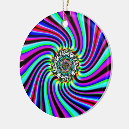 Spiraaldans Keramisch Ornament (Links)