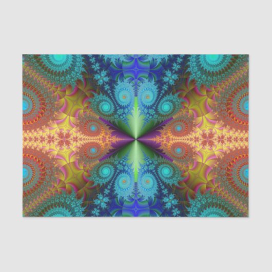 spiraalfractaal tissuepapier (Voorkant)