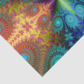 spiraalfractaal tissuepapier (Detail)