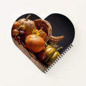 Spiraalgebonden hartvormig notitieboek (Achterkant)