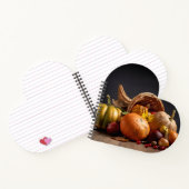 Spiraalgebonden hartvormig notitieboek (Binnen)