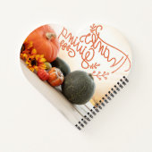 Spiraalgebonden hartvormig notitieboek (Achterkant)