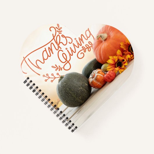 Spiraalgebonden hartvormig notitieboek (Voorkant)