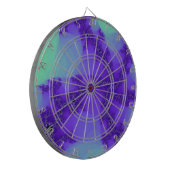 Spiraalgolven Fractaal Dartboard Dartbord (Voorkant Links)