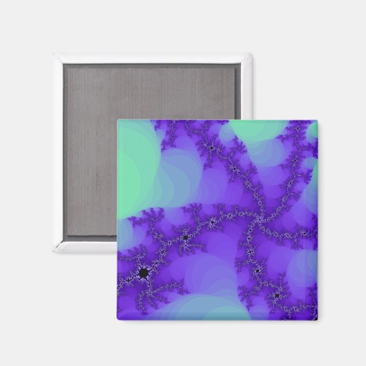 Spiraalgolven Fractal Magnet (Voorkant / Achterkant)