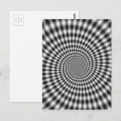 Spiraalillusie Briefkaart (Voorkant / Achterkant)