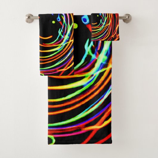 Spiraallichten gloeien bad handdoek (Insitu)