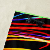 Spiraallichten gloeien strandlaken (In situ)