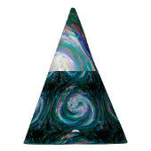 Spiraalmelkweg in de ruimte feesthoedjes (Rechts)