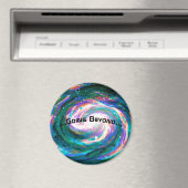 Spiraalmelkweg in de ruimte magneet (Insitu (Vaatwasser))