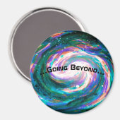 Spiraalmelkweg in de ruimte magneet (Voorkant / Achterkant)