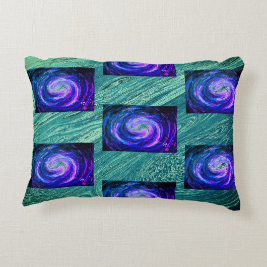 Spiraalmelkweg in Sleeve Ruimte voor MacBook Pro Accent Kussen (Achterkant)