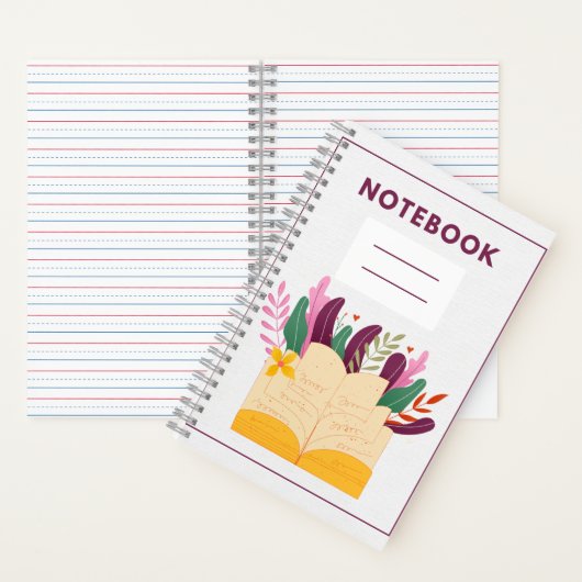 Spiraalnotitieboek van 14 x 21,5 cm notitieboek (Binnen)