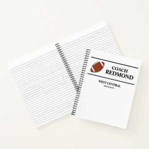 Spiraalnotitieboekje voor voetbalcoach (of elke an notitieboek