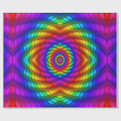 Spiraalpapier voor regenboogstralen cadeaupapier (Vlak)