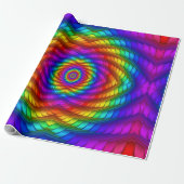 Spiraalpapier voor regenboogstralen cadeaupapier (Uitgerold)