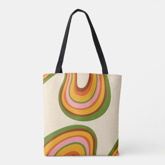 Spiraalpatronen Tote Bag (Achterkant)