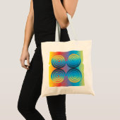 SPIRAALPATROON TOTE BAG (Voorkant (product))