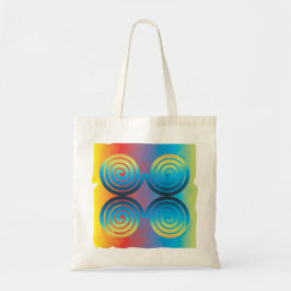 SPIRAALPATROON TOTE BAG