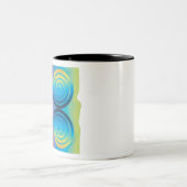 SPIRAALPATROON TWEEKLEURIGE KOFFIEMOK (Center)