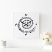 Spiraalplaat wandklok (Huis)