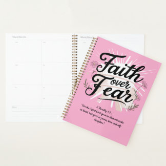 Spiraalplanner met Psalm 56:3-4 Bijbelvers Planner